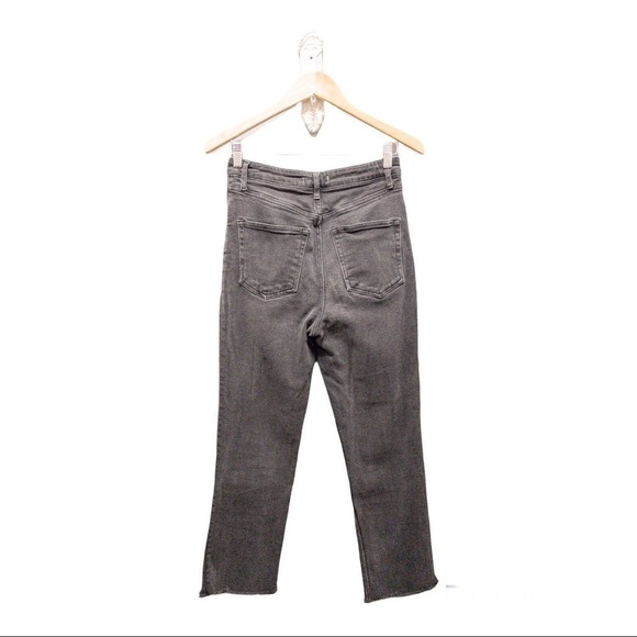 We The Free Raw Hem Straight Leg Black Jeans - Picture 2 of 4